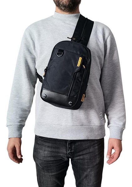 Body Bag Çanta Erkek Göğüs Sırt Çantası Fonksiyonel Kullanım Badybag 30*17 cm