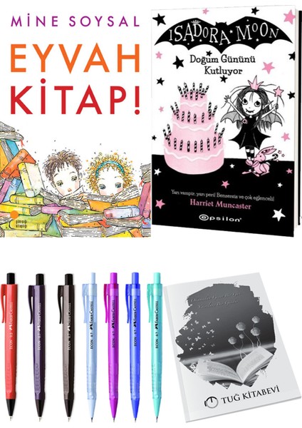 Isadora Moon 4 Doğum Gününü Kutluyor ve Eyvah Kitap! 2'li Set - Kalem