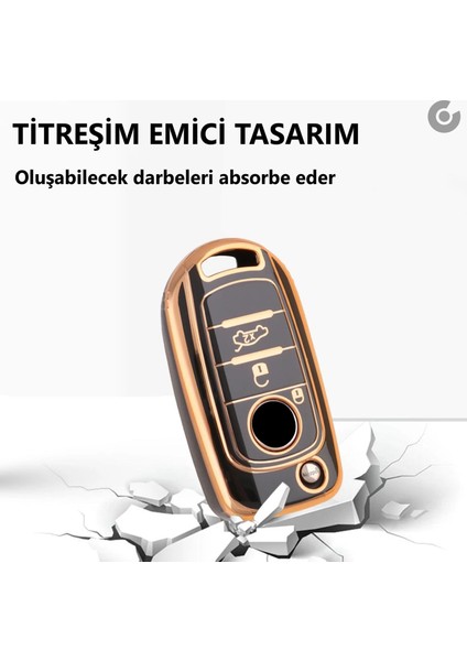Fiat Egea 500X Tpu Anahtar Kılıfı (1 Adet)