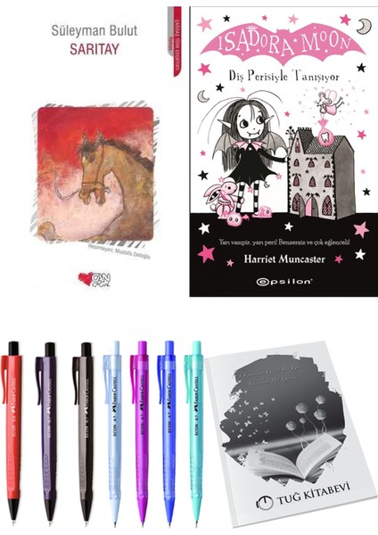 Isadora Moon 13 Diş Perisiyle Tanışıyor ve Sarıtay 2'li Set - Kalem