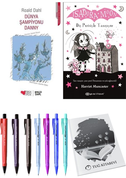 Isadora Moon 13 Diş Perisiyle Tanışıyor ve Dünya Şampiyonu Danny 2'li Set - Kalem