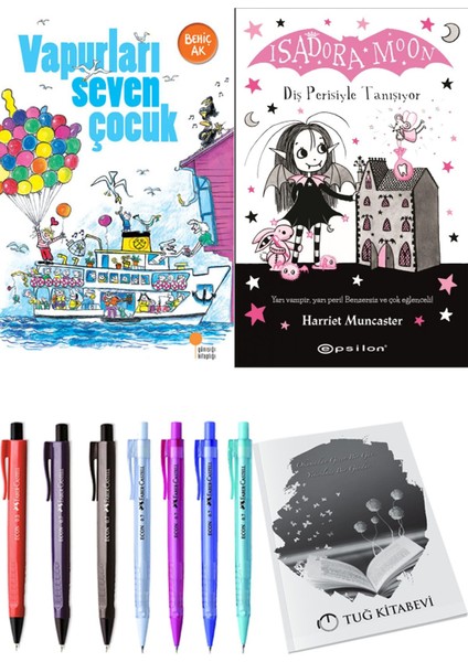 Isadora Moon 13 Diş Perisiyle Tanışıyor ve Vapurları Seven Çocuk 2'li Set - Kalem