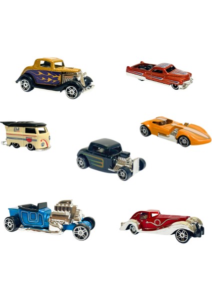 Diecast Steampunk Matchbox 3lü Oyuncak Araba Seti