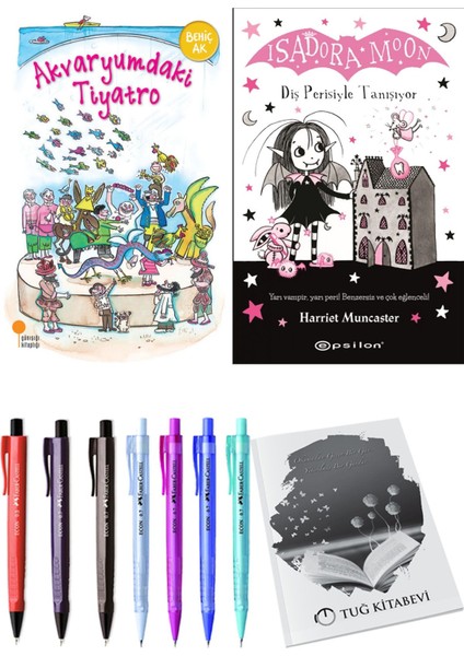 Isadora Moon 13 Diş Perisiyle Tanışıyor ve Akvaryumdaki Tiyatro 2'li Set - Kalem