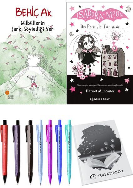 Isadora Moon 13 Diş Perisiyle Tanışıyor ve Bülbüllerin Şarkı Söylediği Yer 2'li Set - Kalem