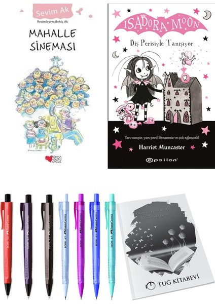 Isadora Moon 13 Diş Perisiyle Tanışıyor ve Mahalle Sineması 2'li Set - Kalem