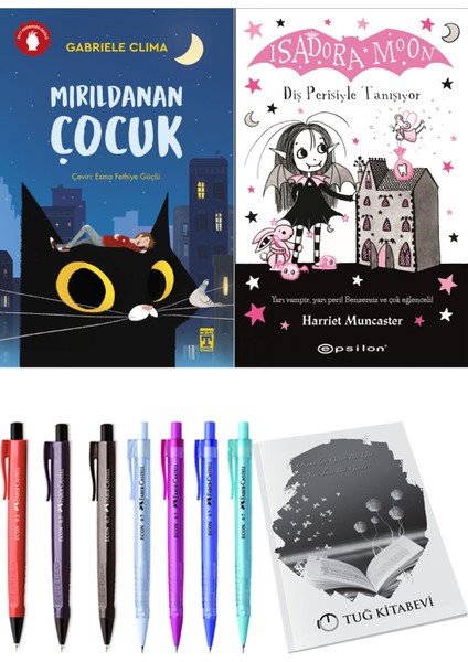 Isadora Moon 13 Diş Perisiyle Tanışıyor ve Mırıldanan Çocuk 2'li Set - Kalem