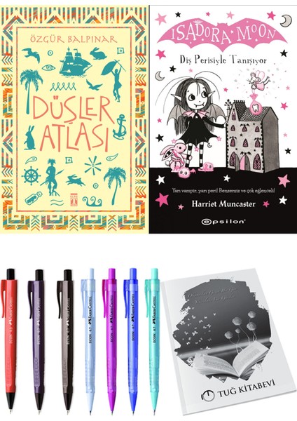 Isadora Moon 13 Diş Perisiyle Tanışıyor ve Düşler Atlası 2'li Set - Kalem