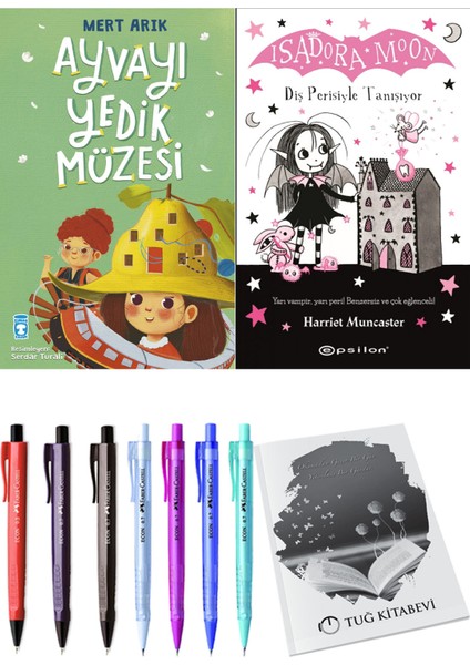 Isadora Moon 13 Diş Perisiyle Tanışıyor ve Ayvayı Yedik Müzesi 2'li Set - Kalem