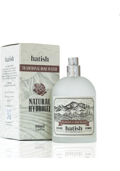 Buzlu Cam Da Geleneksel Ekstra Yağlı Gül Suyu (100 ml)