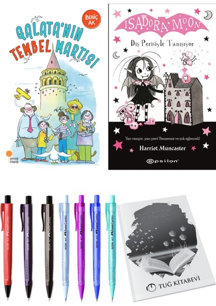 Isadora Moon 13 Diş Perisiyle Tanışıyor ve Galata'nın Tembel Martısı 2'li Set - Kalem
