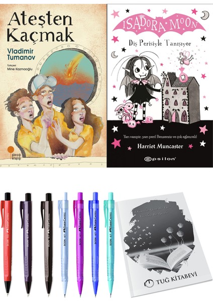 Isadora Moon 13 Diş Perisiyle Tanışıyor ve Ateşten Kaçmak 2'li Set - Kalem