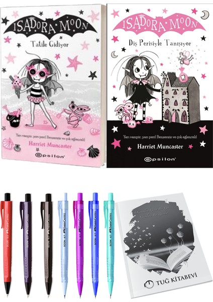 Isadora Moon 13 Diş Perisiyle Tanışıyor ve Isadora Moon 11 Tatile Gidiyor 2'li Set - Kalem