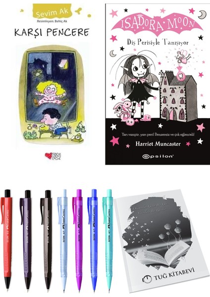 Isadora Moon 13 Diş Perisiyle Tanışıyor ve Karşı Pencere 2'li Set - Kalem