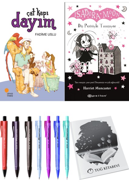 Isadora Moon 13 Diş Perisiyle Tanışıyor ve Çat Kapı Dayım 2'li Set - Kalem