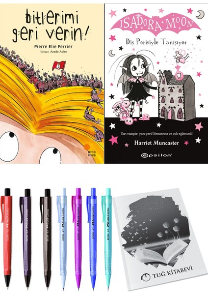 Isadora Moon 13 Diş Perisiyle Tanışıyor ve Bitlerimi Geri Verin! 2'li Set - Kalem