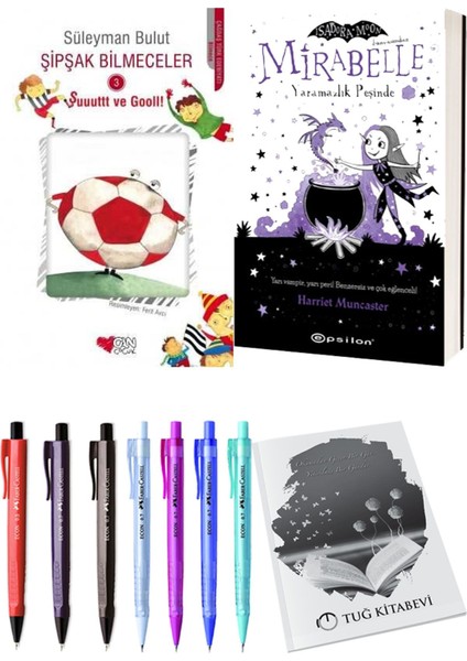 Mirabelle 1 Yaramazlık Peşinde ve Şipşak Bilmeceler 3 2'li Set - Kalem