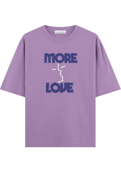More Love Oversize T-Shirt (Ekstra! Bol Kesim)