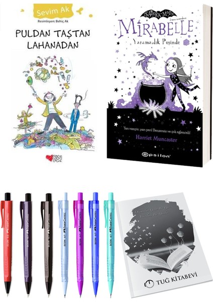 Mirabelle 1 Yaramazlık Peşinde ve Puldan Taştan Lahanadan 2'li Set - Kalem