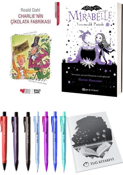 Mirabelle 1 Yaramazlık Peşinde ve Charlie'nin Çikolata Fabrikası 2'li Set - Kalem