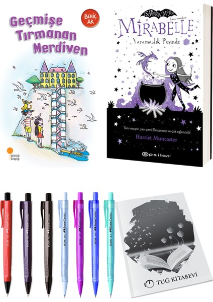 Mirabelle 1 Yaramazlık Peşinde ve Geçmişe Tırmanan Merdiven 2'li Set - Kalem