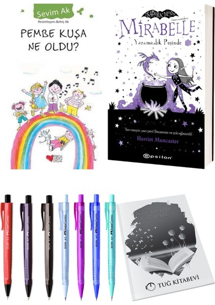 Mirabelle 1 Yaramazlık Peşinde ve Pembe Kuşa Ne Oldu? 2'li Set - Kalem