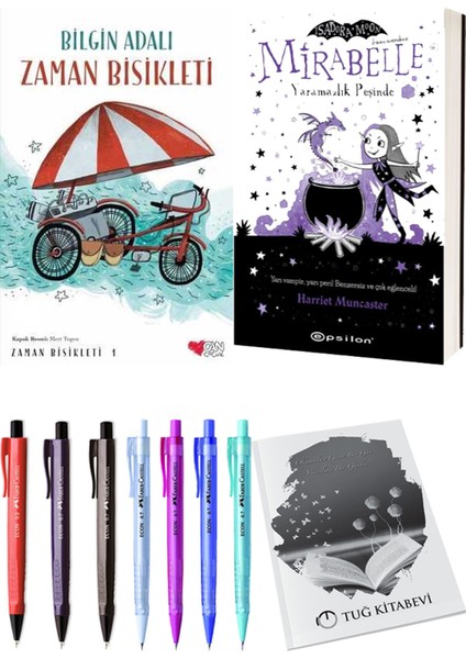 Mirabelle 1 Yaramazlık Peşinde ve Zaman Bisikleti 1 2'li Set - Kalem