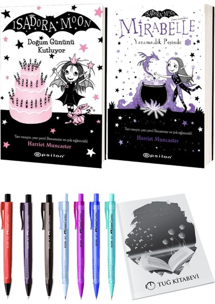 Mirabelle 1 Yaramazlık Peşinde ve Isadora Moon 4 Doğum Gününü Kutluyor 2'li Set - Kalem
