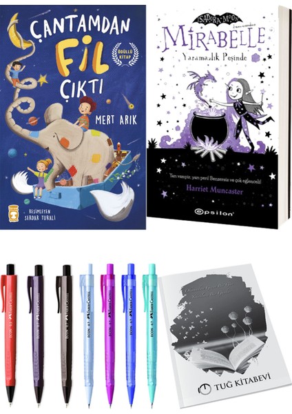 Mirabelle 1 Yaramazlık Peşinde ve Çantamdan Fil Çıktı 2'li Set - Kalem