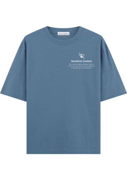 Sensitive Content Oversize T-Shirt (Ekstra! Bol Kesim)
