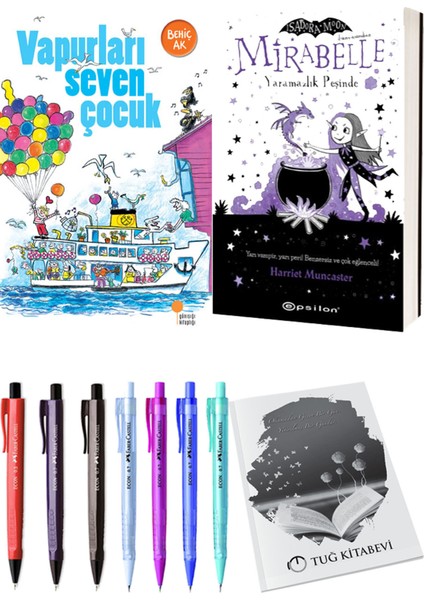Mirabelle 1 Yaramazlık Peşinde ve Vapurları Seven Çocuk 2'li Set - Kalem