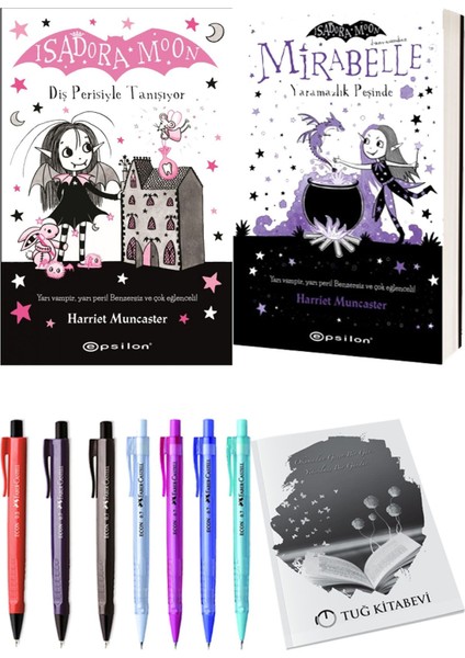 Mirabelle 1 Yaramazlık Peşinde ve Isadora Moon 13 Diş Perisiyle Tanışıyor 2'li Set - Kalem