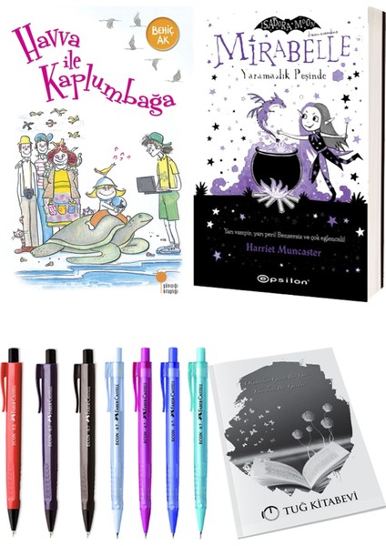 Mirabelle 1 Yaramazlık Peşinde ve Havva ile Kaplumbağa 2'li Set - Kalem