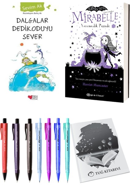 Mirabelle 1 Yaramazlık Peşinde ve Dalgalar Dedikoduyu Sever 2'li Set - Kalem
