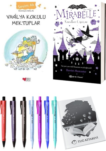Mirabelle 2 Kuralları Çiğniyor ve Vanilya Kokulu Mektuplar 2'li Set - Kalem