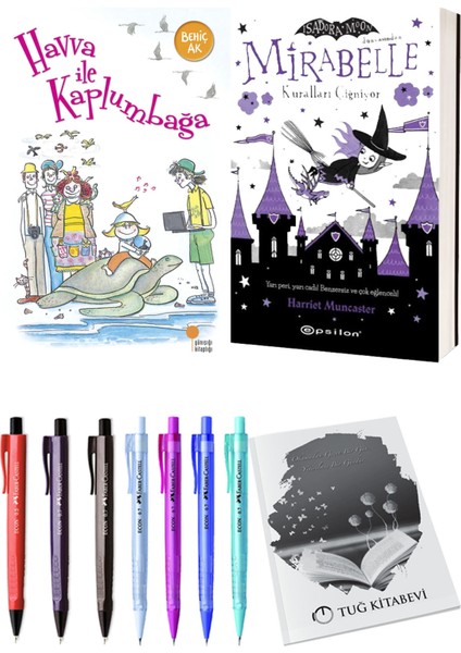 Mirabelle 2 Kuralları Çiğniyor ve Havva ile Kaplumbağa 2'li Set - Kalem