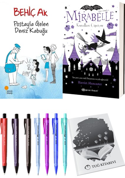 Mirabelle 2 Kuralları Çiğniyor ve Postayla Gelen Deniz Kabuğu 2'li Set - Kalem