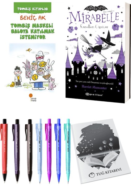 Mirabelle 2 Kuralları Çiğniyor ve Tombiş Maskeli Baloya Katılmak İstemiyor 2'li Set - Kalem