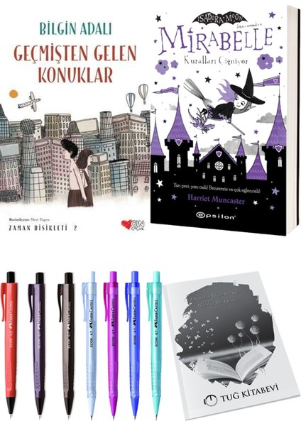 Mirabelle 2 Kuralları Çiğniyor ve Zaman Bisikleti 2 Geçmişten Gelen Konuklar 2'li Set - Kalem