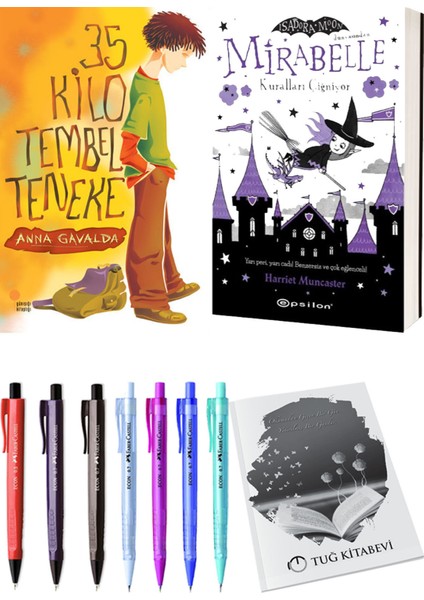 Mirabelle 2 Kuralları Çiğniyor ve 35 Kilo Tembel Teneke 2'li Set - Kalem