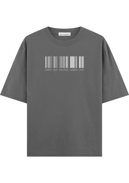 Barcode Oversize T-Shirt (Ekstra! Bol Kesim)