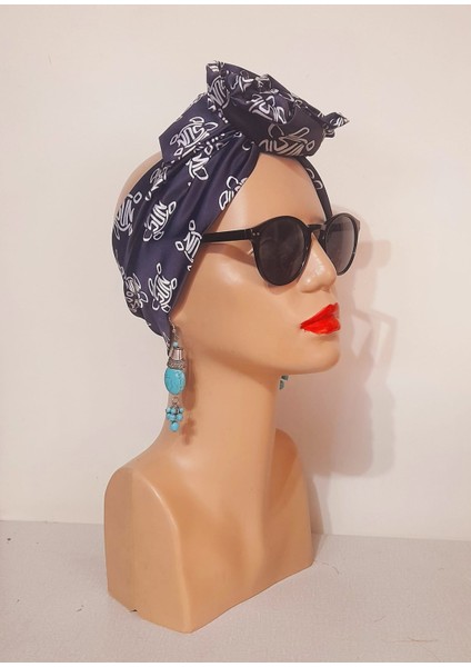 Içi Telli Bandana Saç Aksesuarı