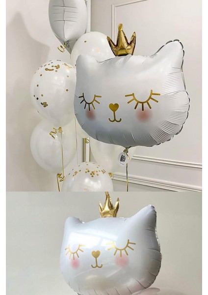 Beyaz Kedi Folyo Balon 1 Adet 76x 64.5 Cm fırsatları
