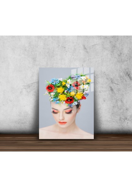 Creative Fashion 3d Dekoratif Baskı Cam Tablo 01 fırsatları