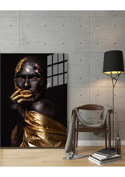 Creative Fashion 3d Dekoratif Baskı Cam Tablo 01 modelleri