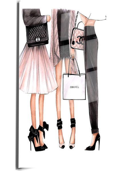 Creative Fashion 3d Dekoratif Baskı Cam Tablo 01 fiyatları