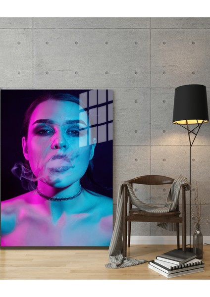 Creative Fashion 3d Dekoratif Baskı Cam Tablo 01 modelleri