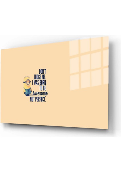 Motivasyon Cam Tablo, Kaligrafi, 3D Dekoratif Baskı