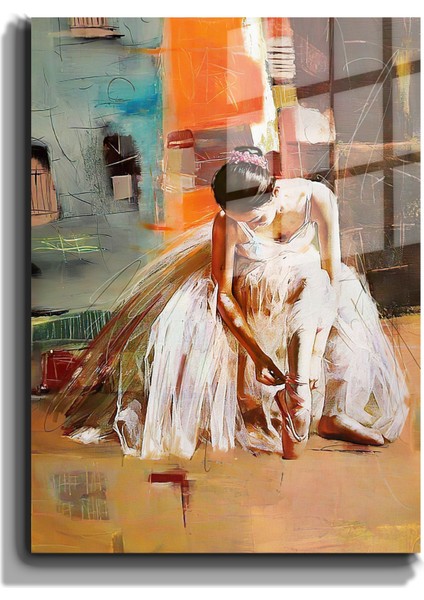 Creative Fashion 3d Dekoratif Baskı Cam Tablo 01