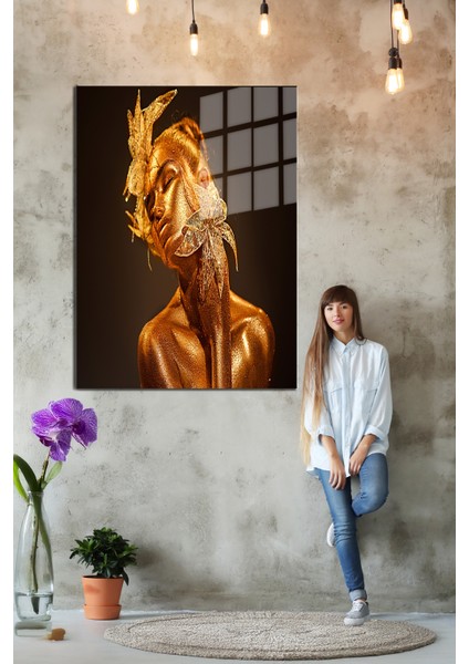 Creative Fashion 3d Dekoratif Baskı Cam Tablo 01 indirimleri